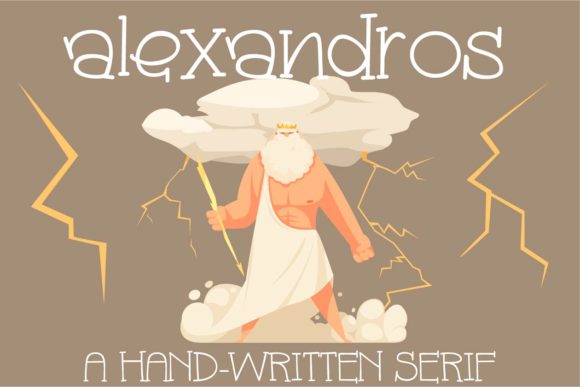 Alexandros: A Handwritten Font for Editorial Design