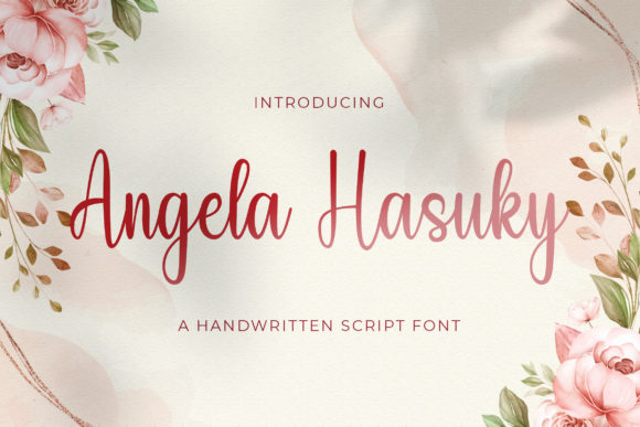 Angela Hasuky: A Handwritten Font for Web Design