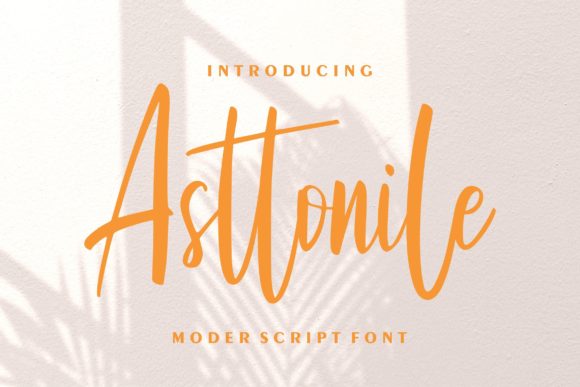 Asttonile: A Chic Handwritten Font for Modern Branding Projects