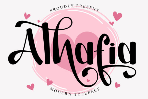 Athafia: A Premium Handwritten Font for Small Business Branding