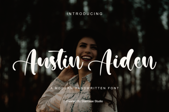 Austin Aiden: A Modern Script Typeface for Campaigns