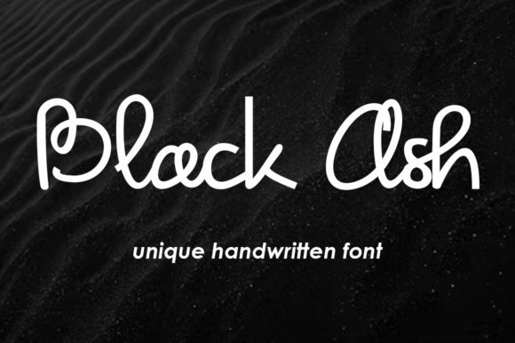 Black Ash: A Refined Script Font for Editorial Design