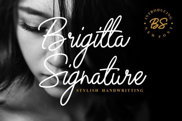 Brigitta Signature: A Premium Handwritten Font for Marketers