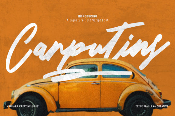 Carputins Signature: A Premium Script Font for Brand Identity
