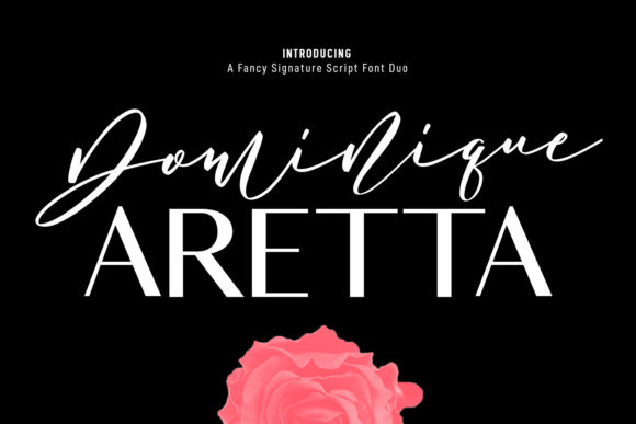 Dominique Aretta: A Modern Script Font for High-Impact Marketing Visuals