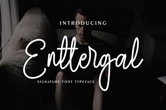 Enttergal: A Delicate Script Font for Modern Web Design