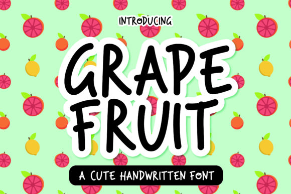 Grape Fruit: A Friendly Display Font for Web Design