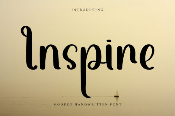 Inspire: A Modern Handwritten Font for Marketers
