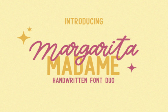 Madame Margarita: A Retro Script Font for Makers