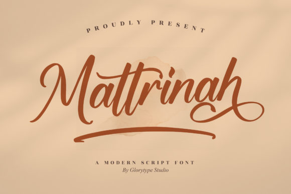 Mattrinah: A Relaxed Script Font for Editorial Design