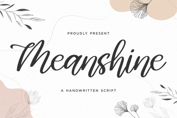 Meant to Shine: Bringing Handmade Products to Life with the Meanshine Script Font