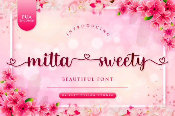 Mitta Sweety: A Romantic Script Font for Web Design