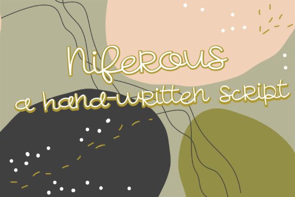 Niferous: A Youthful Script Font for Campaigns
