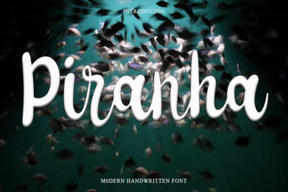Piranha Font: A Handwritten Typeface for Campaigns