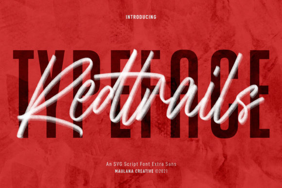 Redtrails: A Signature Script Font for Brand Campaigns