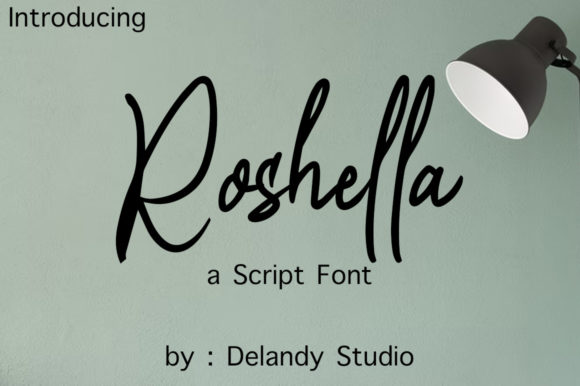 Roshella: A Handwritten Font for Modern Web Design