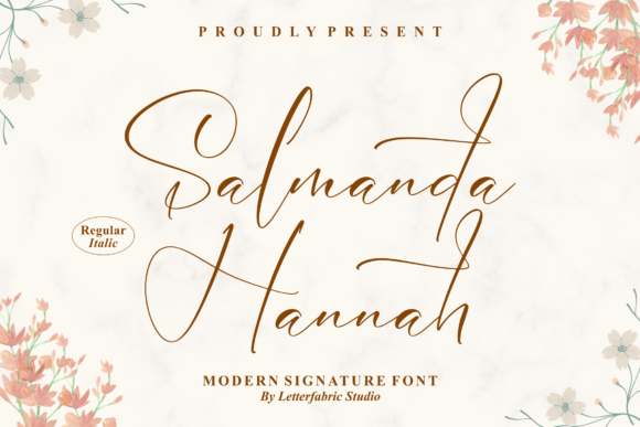 Salmanda Hannah: A Beautiful Script Font for Makers