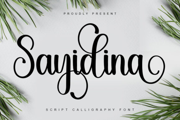 Sayidina: A Handwritten Font for Your Brand