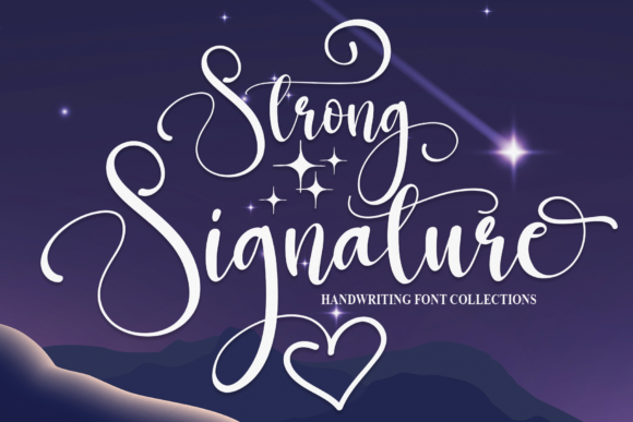 Strong Signature: The Premium Script Font for Branding
