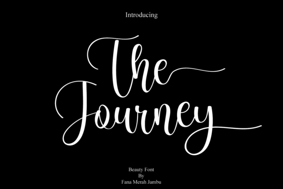 The Journey: A Premium Script Font for Web Design