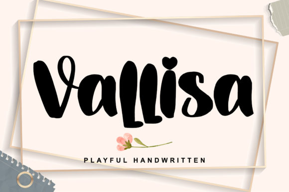 Vallisa: A Playful Handwritten Font for Modern Web Design