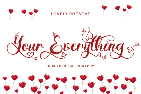 Your Everything: A Romantic Script Font for Modern Web Design